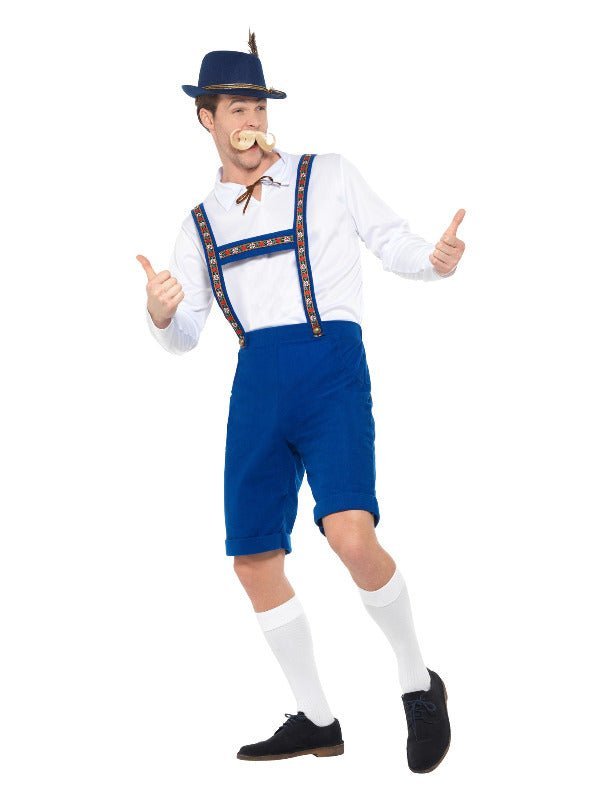 Bavarian Costume, Blue - Adult Weekender