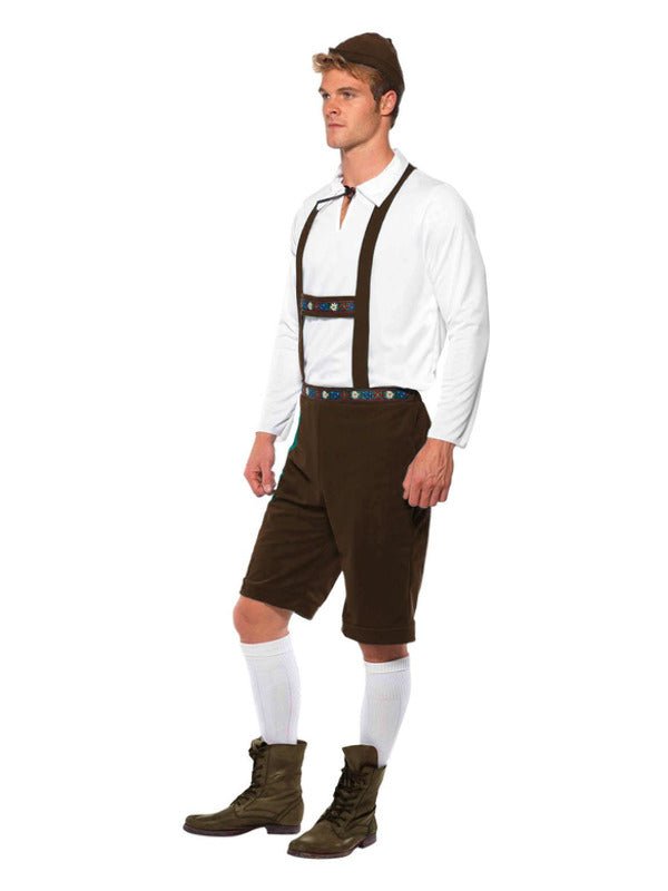 Bavarian Man Costume, Brown - Adult Weekender