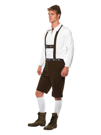 Bavarian Man Costume, Brown - Adult Weekender