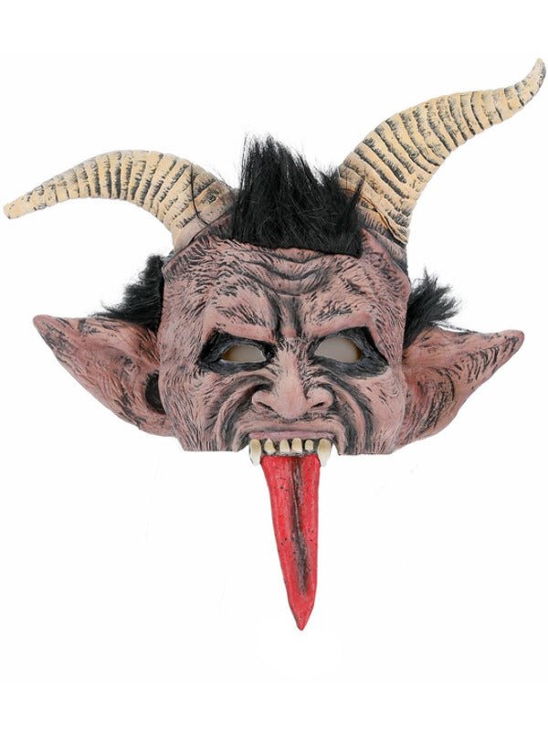 Beast / Krampus Demon Mask, Brown - Adult Weekender