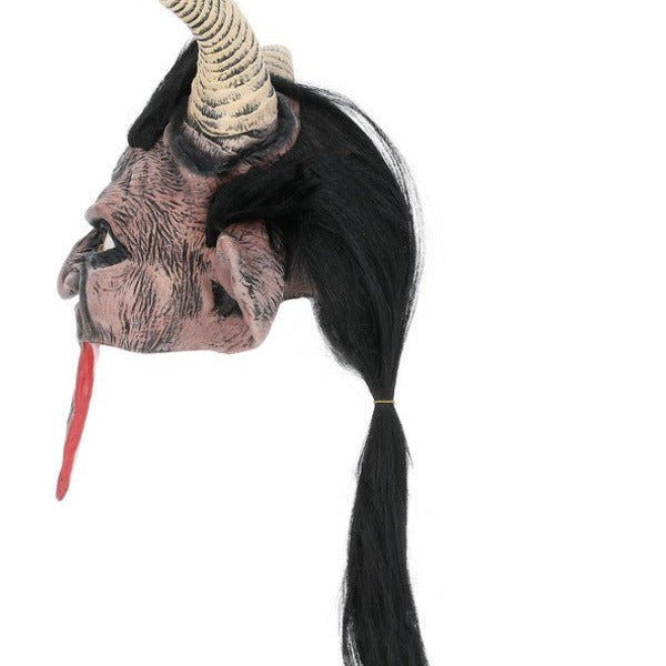 Beast / Krampus Demon Mask, Brown - Adult Weekender