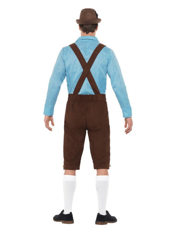 Beer Fest Costume, Blue &amp; Brown - Adult Weekender