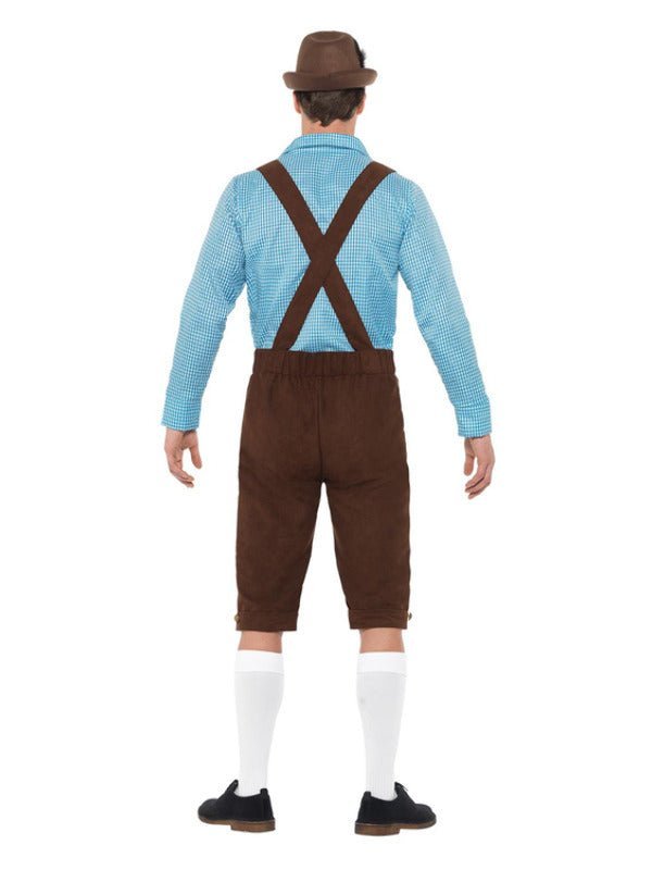 Beer Fest Costume, Blue & Brown - Adult Weekender