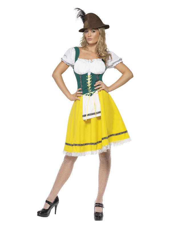 Beer Fest Costume, Female, Yellow - Adult Weekender
