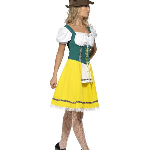 Beer Fest Costume, Female, Yellow - Adult Weekender