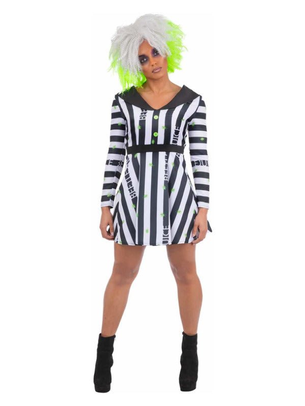 Beetlejuice Ladies Costume - Adult Weekender
