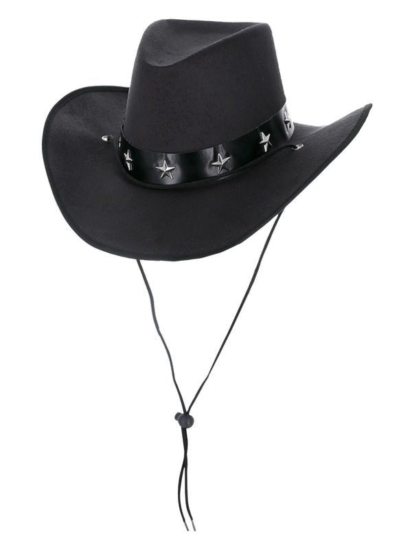 Black Western Cowboy Hat - Adult Weekender