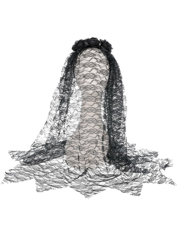 Black Widow Veil, Black - Adult Weekender