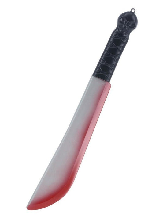 Bloodied Knife Prop, Silver - Adult Weekender