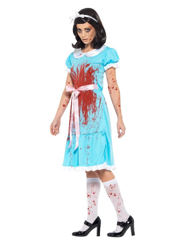 Bloody Murderous Twin Costume, Blue - Adult Weekender