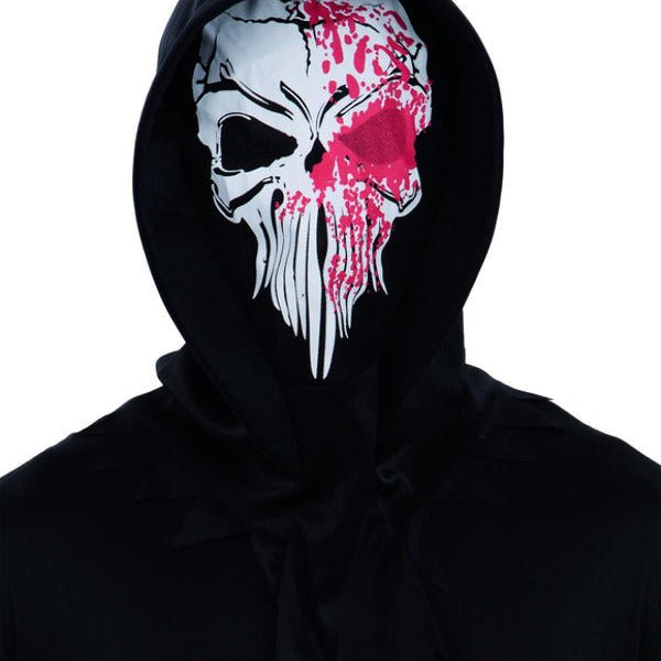 Bloody Reaper Fabric Hooded Mask - Adult Weekender