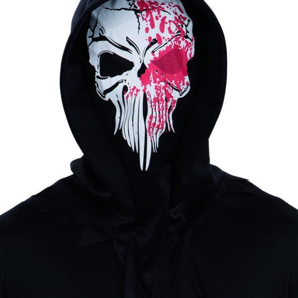 Bloody Reaper Fabric Hooded Mask - Adult Weekender