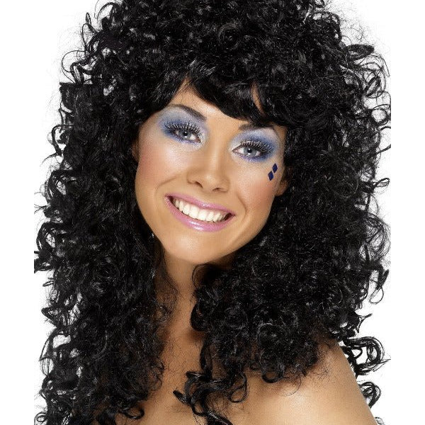 Boogie Babe Wig, Black - Adult Weekender