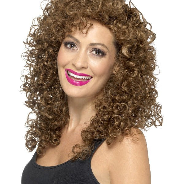 Boogie Babe Wig, Brown - Adult Weekender