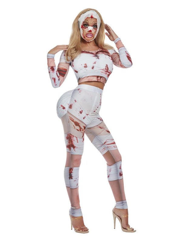 Botched Surgery Costume, White - Adult Weekender