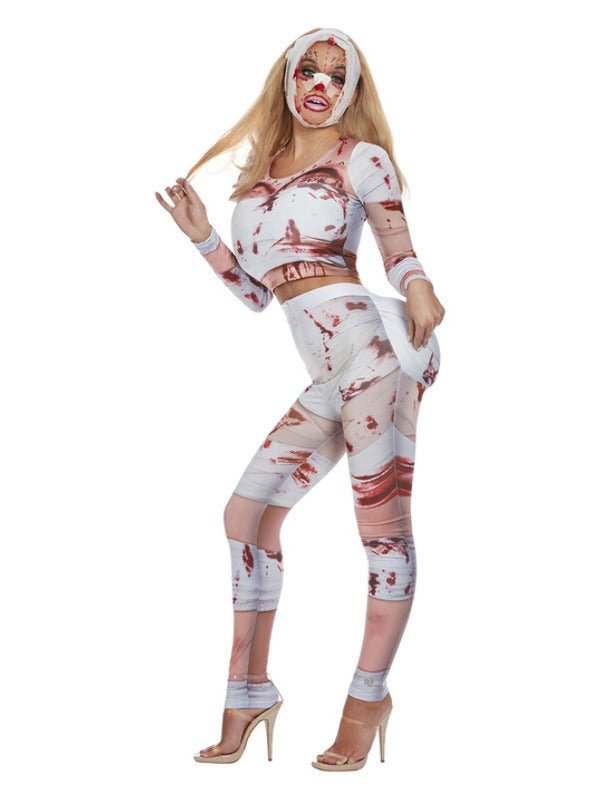 Botched Surgery Costume, White - Adult Weekender