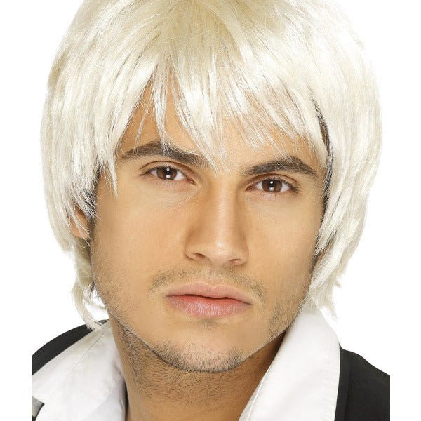 Boy Band Wig, Blonde - Adult Weekender