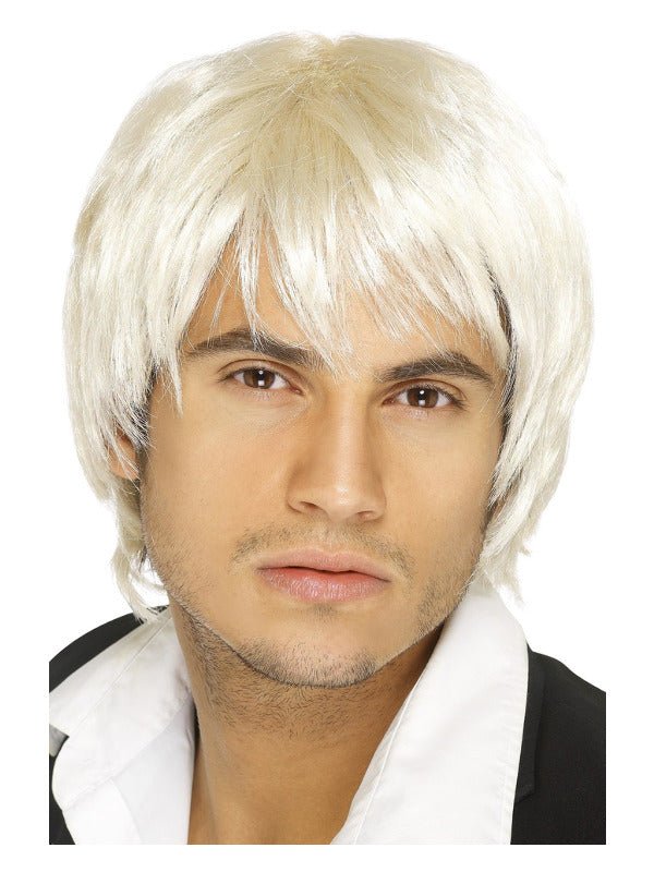 Boy Band Wig, Blonde - Adult Weekender