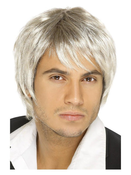 Boy Band Wig, Blonde &amp; Brown - Adult Weekender