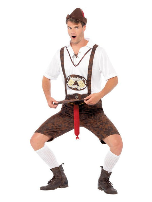 Brad Wurst Costume, Brown - Adult Weekender