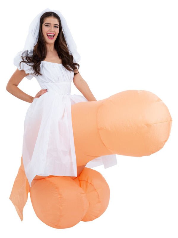 Bride On Inflatable Penis Costume - Adult Weekender
