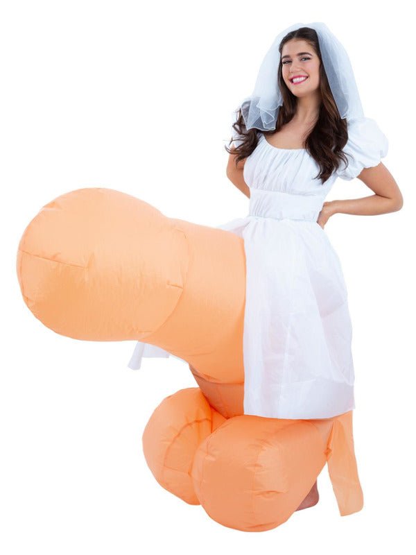 Bride On Inflatable Penis Costume - Adult Weekender