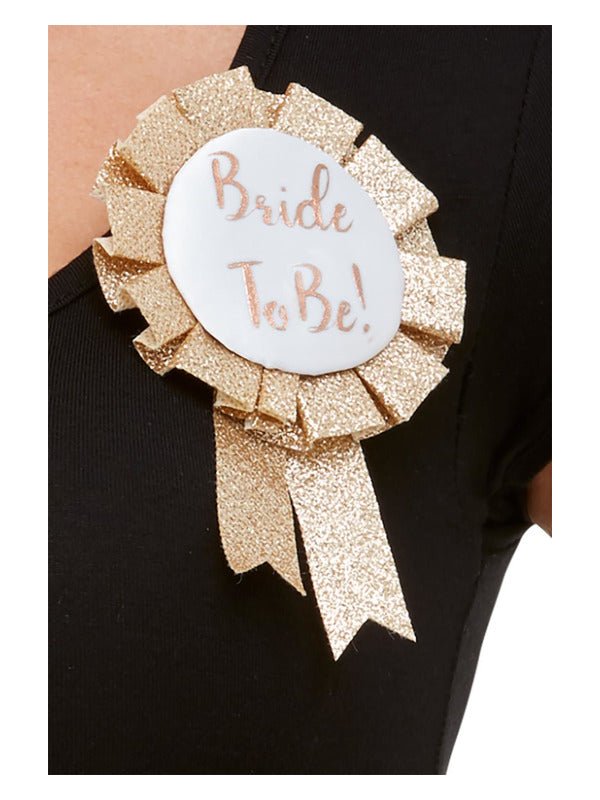 Bride To Be Rosette, Rose Gold - Adult Weekender