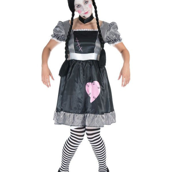 Broken Rag Doll Costume, - Adult Weekender