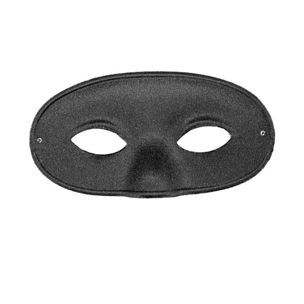 Burglar Eyemask, Black - Adult Weekender
