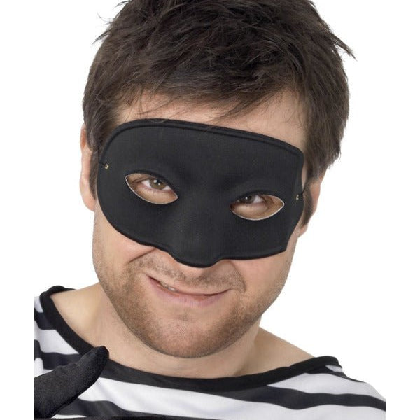 Burglar Eyemask, Black - Adult Weekender