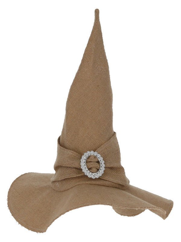 Burlap Witch Hat - Adult Weekender