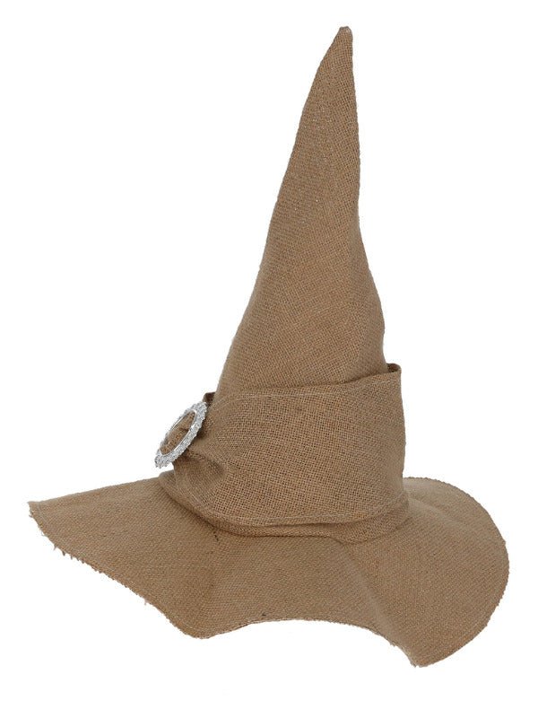 Burlap Witch Hat - Adult Weekender