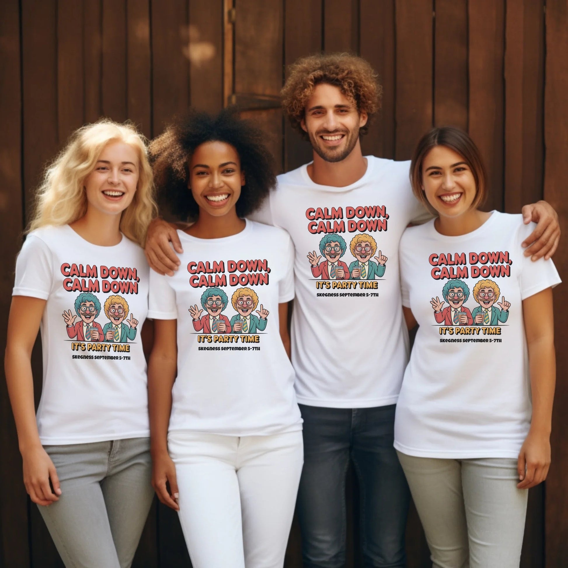 Calm Down Calm Down - Adult Weekender Front and Back Personalised Unisex Heavy T-Shirt or Hoodie - 90s - Adult Weekender