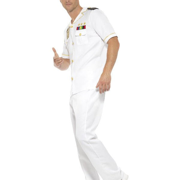 Captain Costume, White - Adult Weekender