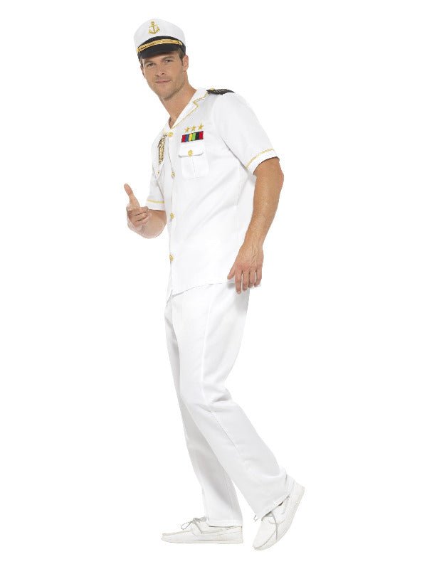 Captain Costume, White - Adult Weekender