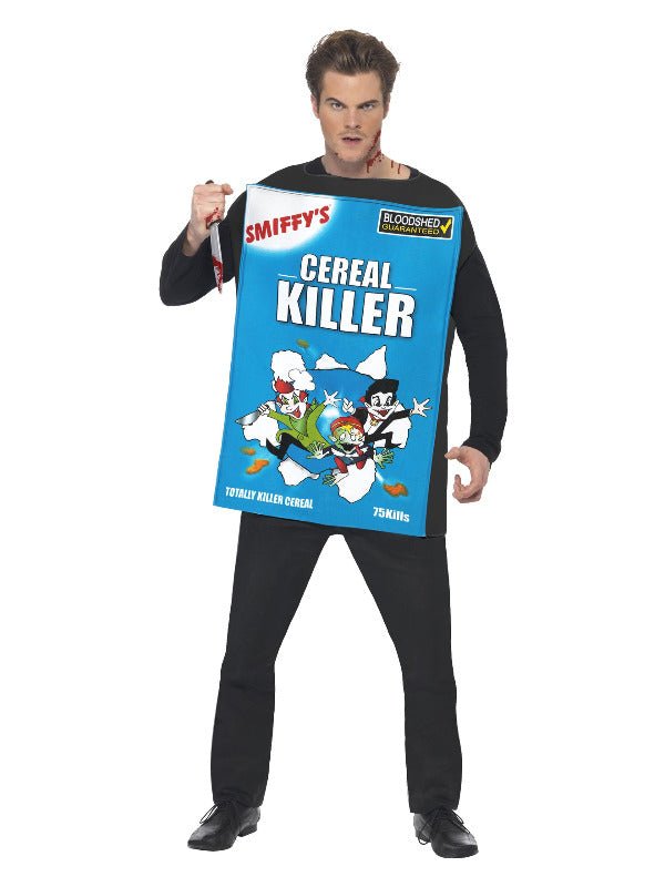 Cereal Killer Costume, Blue - Adult Weekender