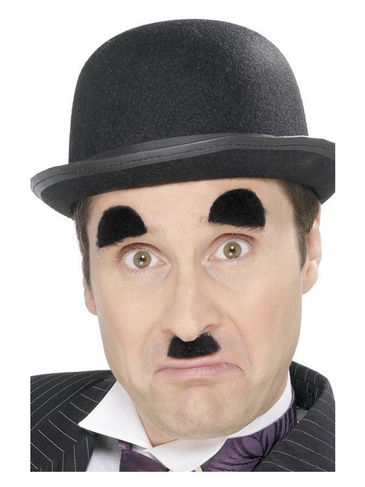 Chaplin Tash and Eyebrows, Black - Adult Weekender