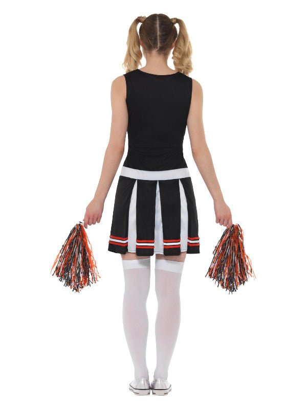 Cheerleader Costume, Black - Adult Weekender