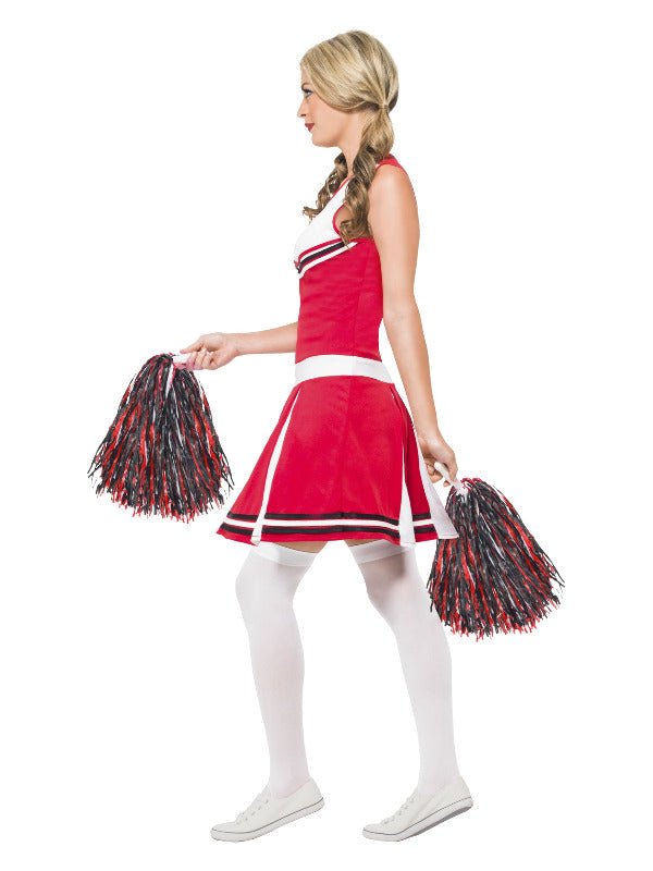 Cheerleader Costume, Red - Adult Weekender