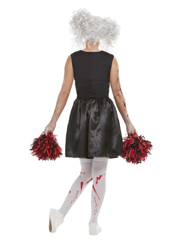 Cheerleader Zombie Costume, Red - Adult Weekender