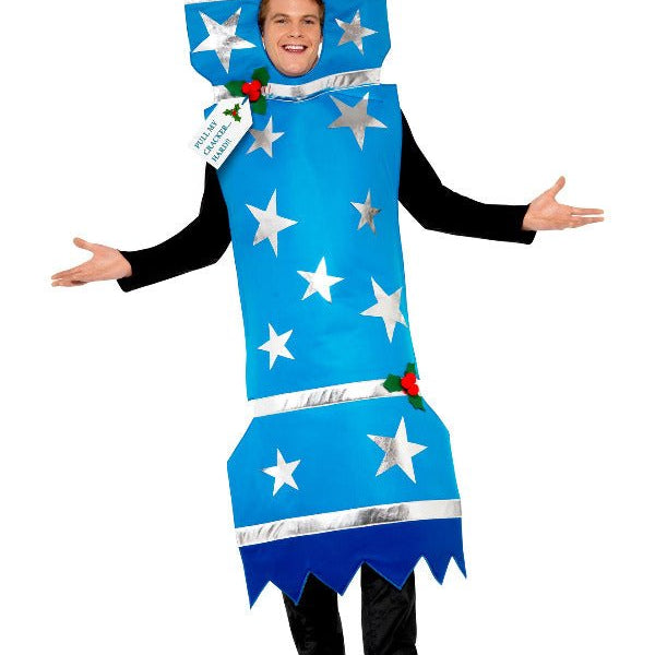 Christmas Cracker Costume, Blue - Adult Weekender