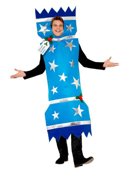 Christmas Cracker Costume, Blue - Adult Weekender