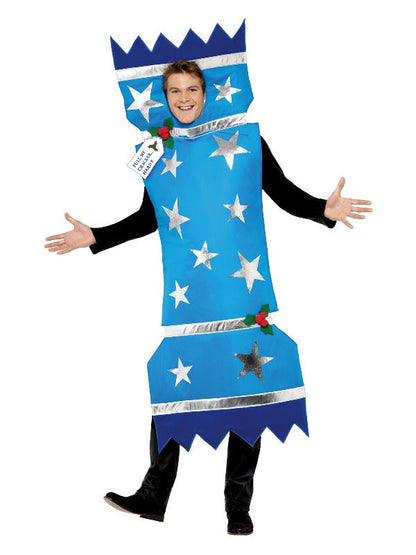 Christmas Cracker Costume, Blue - Adult Weekender