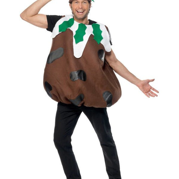 Christmas Pudding Costume, Brown - Adult Weekender