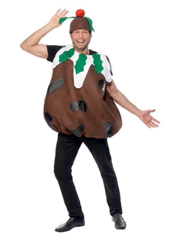 Christmas Pudding Costume, Brown - Adult Weekender