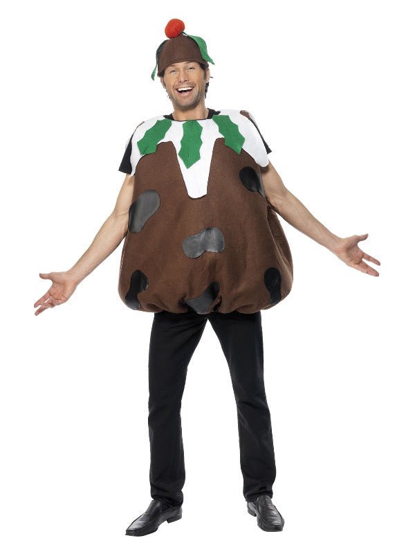 Christmas Pudding Costume, Brown - Adult Weekender