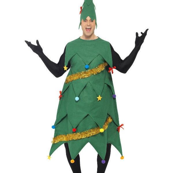 Christmas Tree Costume, Green - Adult Weekender