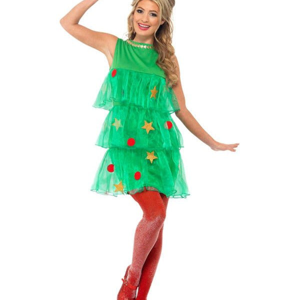 Christmas Tree Costume, Green - Adult Weekender