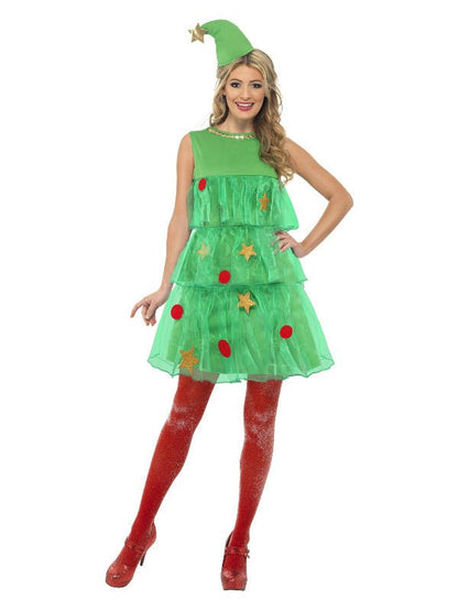 Christmas Tree Costume, Green - Adult Weekender