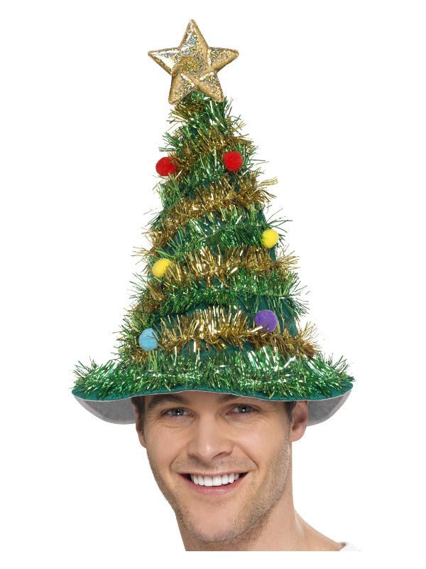 Christmas Tree Hat, Green - Adult Weekender